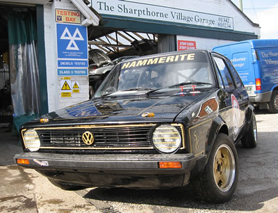 Mk1 VW Gold racing car